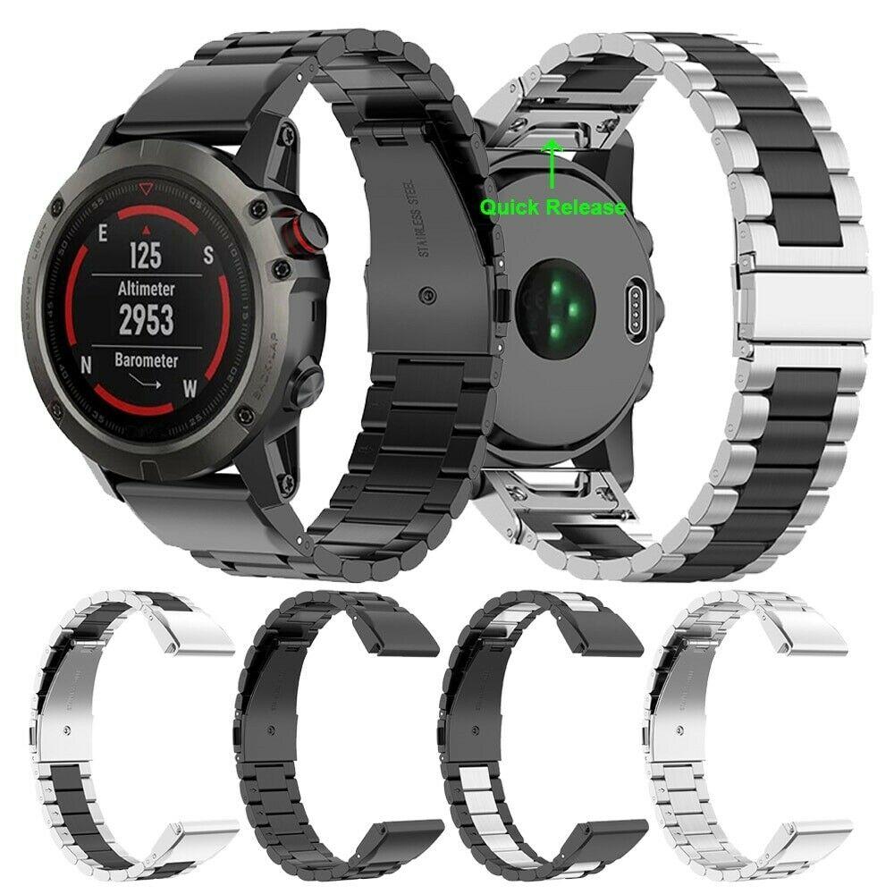 Garmin fenix 5x stainless hotsell steel band