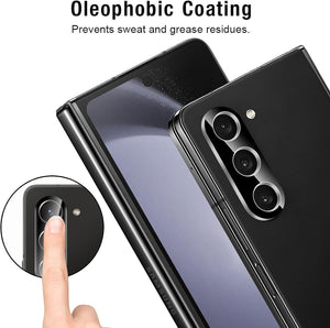 Samsung Galaxy Z Fold 5 Black Camera Lens Glass Protector