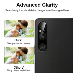 Xperia 1 VI Camera Lens Glass Protector Black