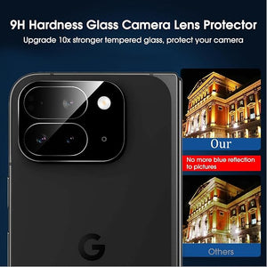 Google Pixel 9 Pro Fold Camera Lens Glass Protector Black