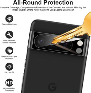 Google Pixel 8 / 8 pro Camera Lens Glass Protector Black