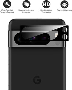 Google Pixel 8 / 8 pro Camera Lens Glass Protector Black