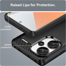 Xiaomi Redmi Note 13 Pro / Plus Case Carbon Fibre Phone Cover