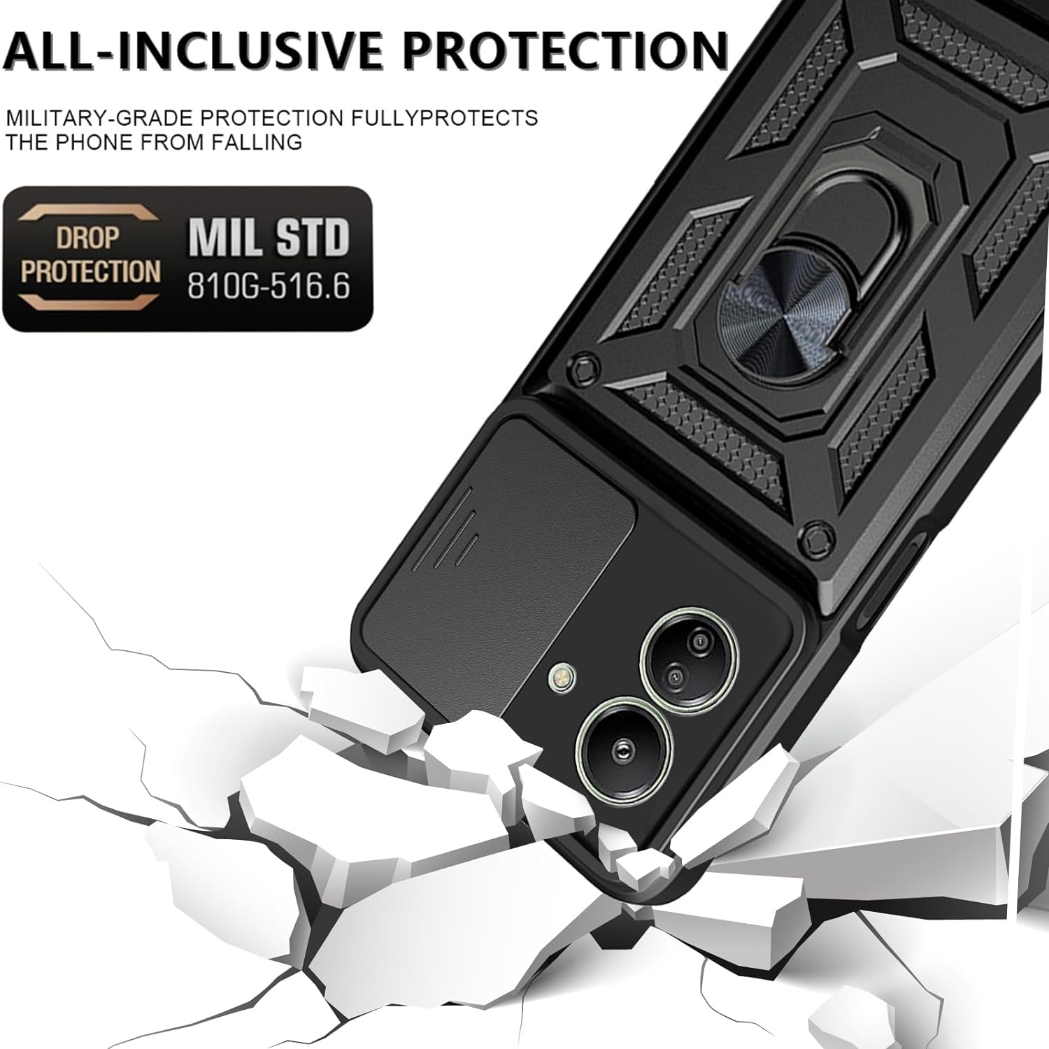 Funda Protector Poco C65 Xiaomi Redmi 13c Protector+ Mica