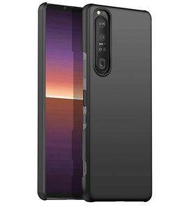 Sony Xperia 1 III Case Ultra Slim Hard Back Cover - Matte Black