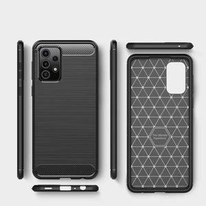 Samsung Galaxy A13 4G Case Carbon Gel Cover Ultra Slim Shockproof