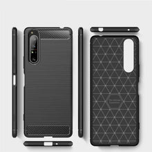 Sony Xperia 1 III Case Carbon Fibre Gel Cover Ultra Slim