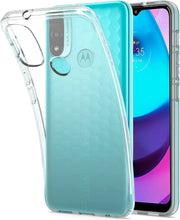 Motorola Moto E30 Case Clear Gel Cover & Glass Screen Protector