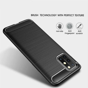 OnePlus 8T Case Carbon Gel Cover Ultra Slim Shockproof