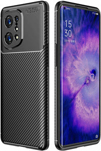 Oppo Find X5 Pro 5G Case Carbon Gel Cover Ultra Slim Shockproof