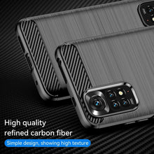 Xiaomi Redmi Note 11 Pro 5G Case Carbon Fibre Cover& Glass Screen Protector