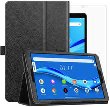 Lenovo Tab M8 3rd Gen Case Leather Folio Stand  & Glass Protector