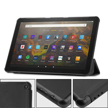 Amazon Fire HD 10 Plus 2021 Smart Case Stand Cover & Glass Screen Protector