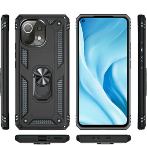 Xiaomi 11 Lite 5G NE Case Kickstand Shockproof Ring Cover