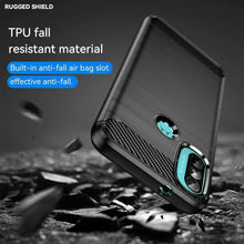 Motorola Moto E30 Case Carbon Gel Cover Ultra Slim Shockproof