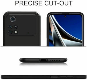 Xiaomi Poco X4 Pro 5G Case Slim Silicone Gel Cover - Matte Black