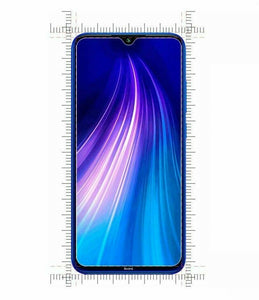 Xiaomi Redmi Note 8 Case Slim Hard Cover & Glass Screen Protector