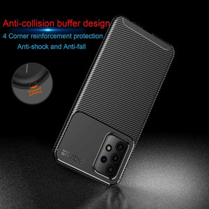 Samsung Galaxy A53 5G Case Carbon Gel Cover Ultra Slim Shockproof