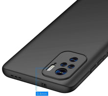 Xiaomi Redmi Note 10 Case Ultra Slim Hard Back Cover - Matte Black