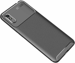 Xiaomi Redmi 9AT Case Carbon Gel Cover Ultra Slim Shockproof