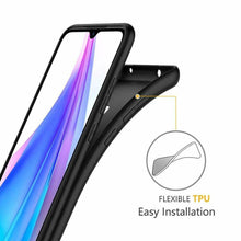 Xiaomi Redmi Note 8T Case Slim Silicone Cover & Glass Screen Protector