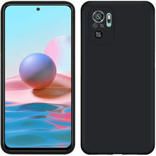 Xiaomi Redmi Note 10S Case Slim Silicone Cover & Glass Screen Protector