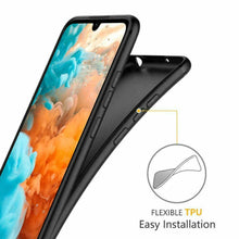 Huawei Y6 Pro (2019) Case Slim Silicone Cover & Glass Screen Protector