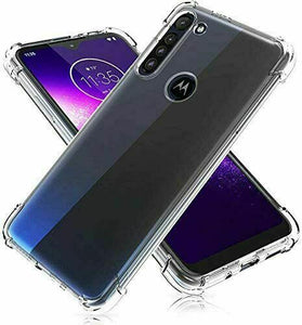 Motorola Moto G8 Power Lite Case Clear Silicone Slim Shockproof Gel Cover