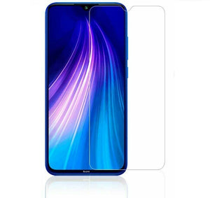 Xiaomi Redmi Note 8 Case Slim Hard Cover & Glass Screen Protector