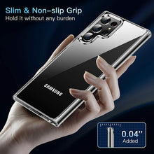 Samsung Galaxy S22 Ultra 5G Case, Slim Silicone Clear Gel Phone Cover