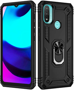 Motorola Moto E40 Case Kickstand Shockproof Ring Cover Heavy Duty