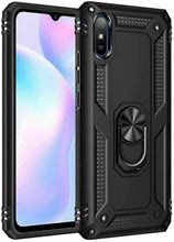 Xiaomi Redmi 9A Case Kickstand Cover & Glass Screen Protector