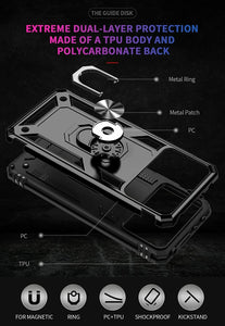 Xiaomi Poco X4 Pro 5G Case Kickstand Shockproof Ring Cover