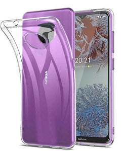 Nokia G20 Case Clear Gel Cover & Glass Screen Protector