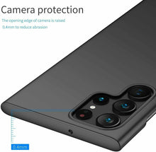 Samsung Galaxy S22 Ultra 5G Case Slim Hard Cover & Glass Screen Protector