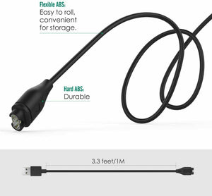 2 Pack Various Garmin Forerunner Fenix USB Charging Data Cable Charger