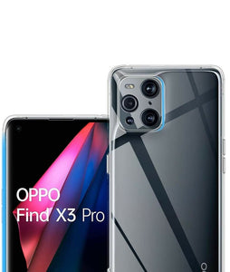 Oppo Find X3 Pro Case Clear Silicone Slim Gel Cover