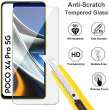 Xiaomi Poco X4 Pro 5G Case Clear Gel Cover & Glass Screen Protector