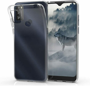 alcatel 3L (2021) Case Clear Cover & Glass Screen Protector