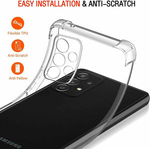 Samsung Galaxy A53 5G Case Clear Silicone Slim Shockproof Gel Cover