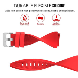 Wristwatch Strap Samsung Smart Watch Model Silicone Fitness Wrist Band