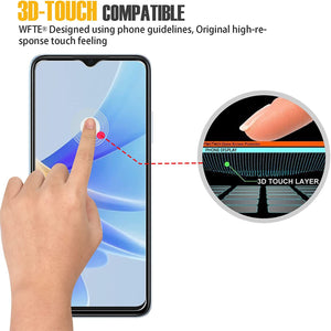 Oppo A17 Screen Protector Tempered Glass Case Friendly