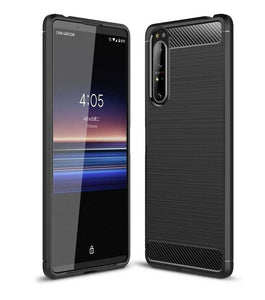 Sony Xperia 1 III Case Carbon Fibre Gel Cover Ultra Slim