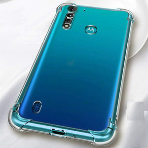 Motorola Moto G8 Power Lite Case Clear Silicone Slim Shockproof Gel Cover