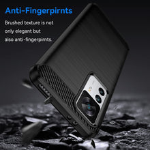 Xiaomi 12T Pro Case Carbon Fibre Cover & Glass Screen Protector