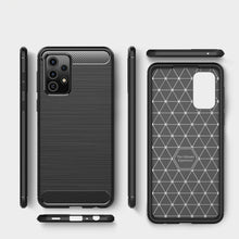 Samsung Galaxy A52 4G/5G Case Carbon Gel Cover Ultra Slim Shockproof