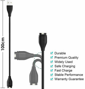 2 Pack Various Garmin Forerunner Fenix USB Charging Data Cable Charger