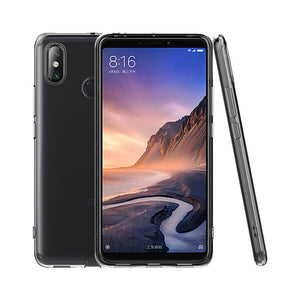 Xiaomi Mi Max 3 Case Transparent Clear Silicone Slim Gel Cover