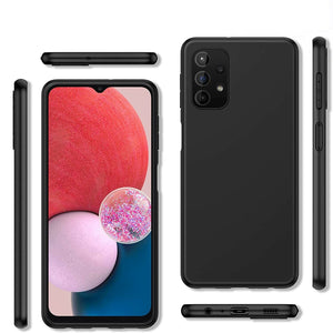 Samsung Galaxy A13 Case Slim Silicone Gel Cover - Matte Black