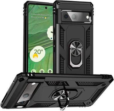 Google Pixel 7 Case Kickstand Shockproof Ring Cover